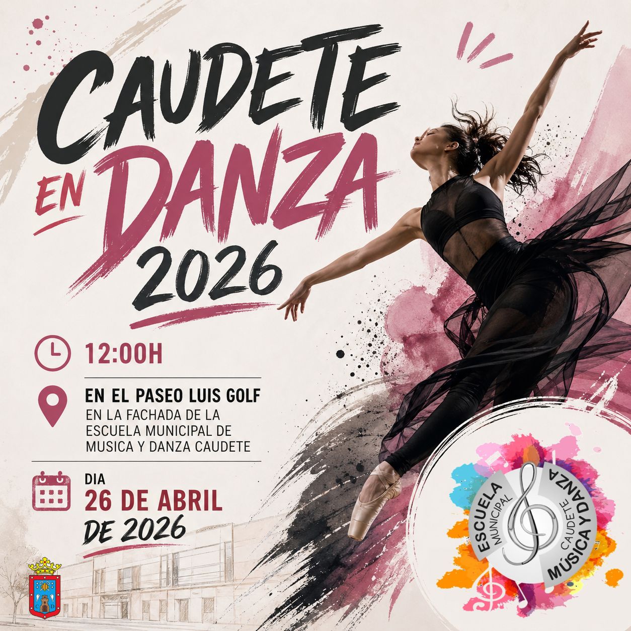 La Escuela Municipal de Música y Danza de Caudete celebra el Día Internacional de la Danza 2026