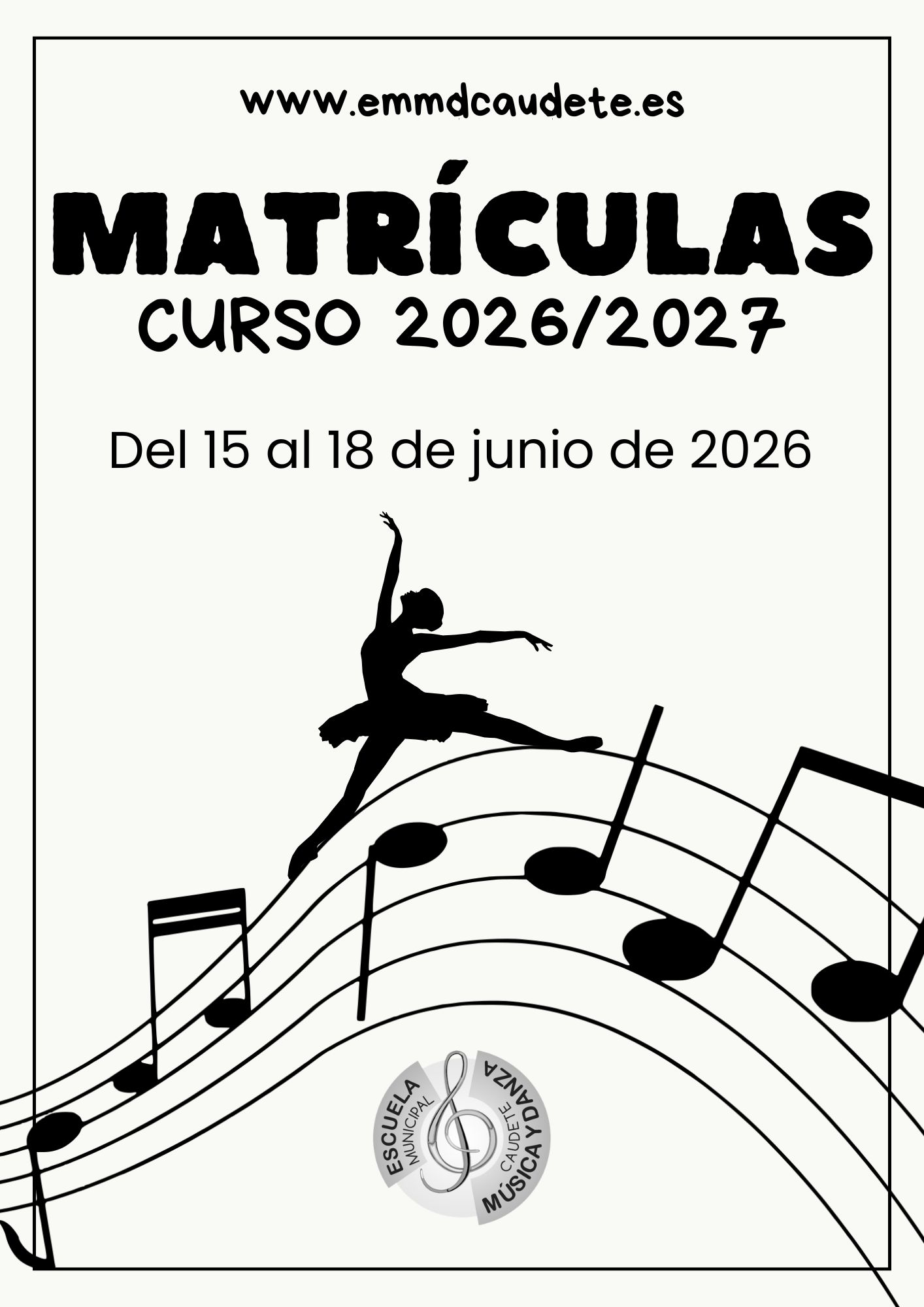 Abierto el plazo de matriculación para el curso 2026/2027